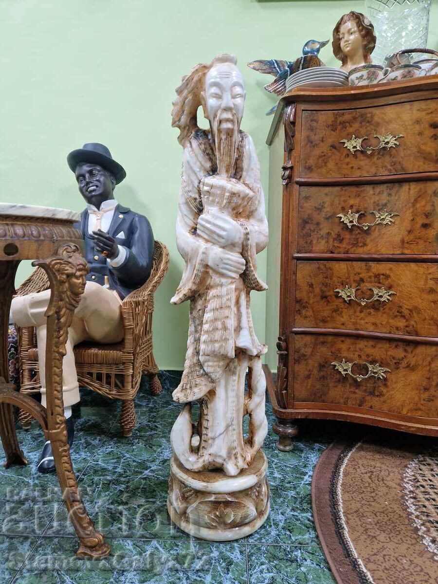 Figurină statuetă mare din piatră chinezească unică