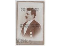 Simeon Zlatov primar al Ruse fotografie carton 10.5x16.5cm