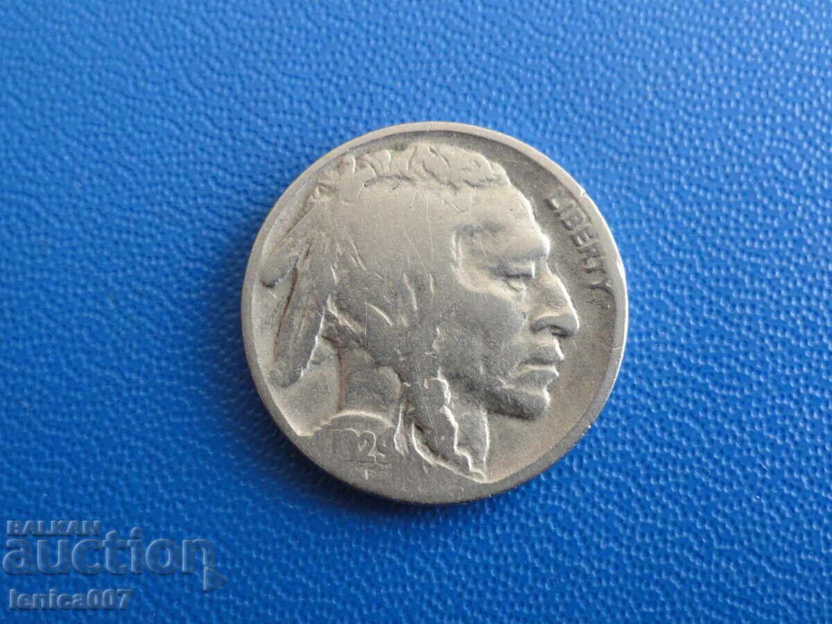 ΗΠΑ 1929 - 5 σεντ (μ) - 5 ΗΠΑ 1929 - 5 σεντ (μ) - 5