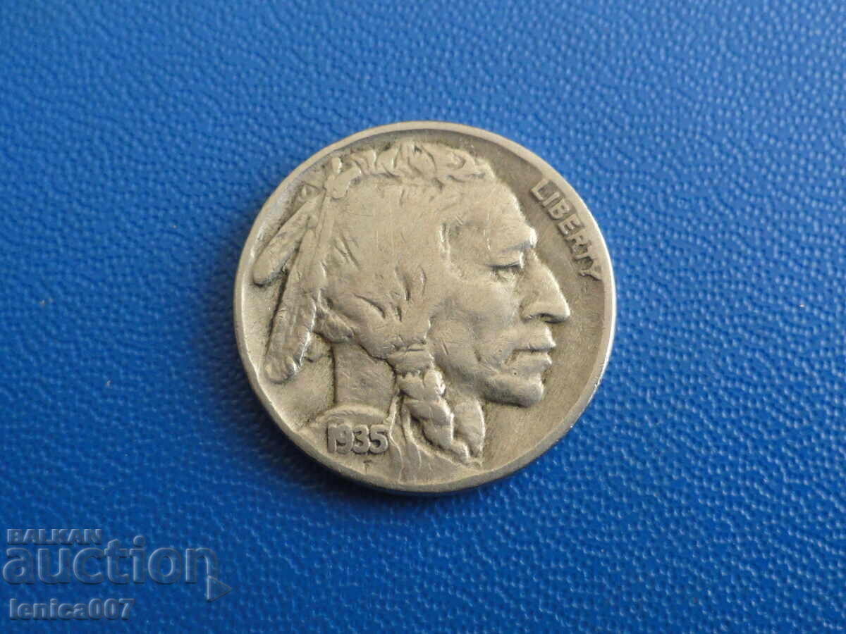 Аукцион САЩ 1935г. - 5 цента (1) (м)