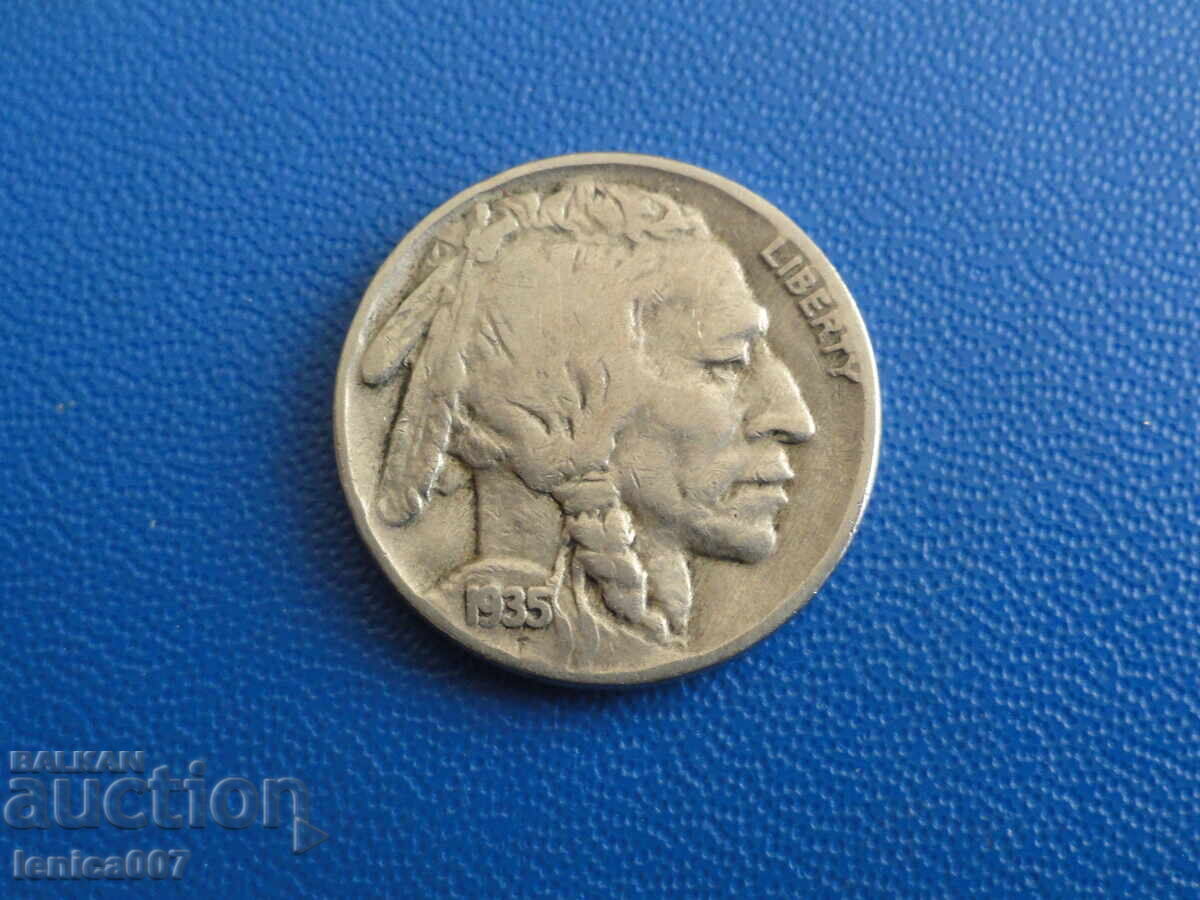 ΗΠΑ 1935 - 5 σεντ (1) (μ) - 5 ΗΠΑ 1935 - 5 σεντ (1) (μ) - 5