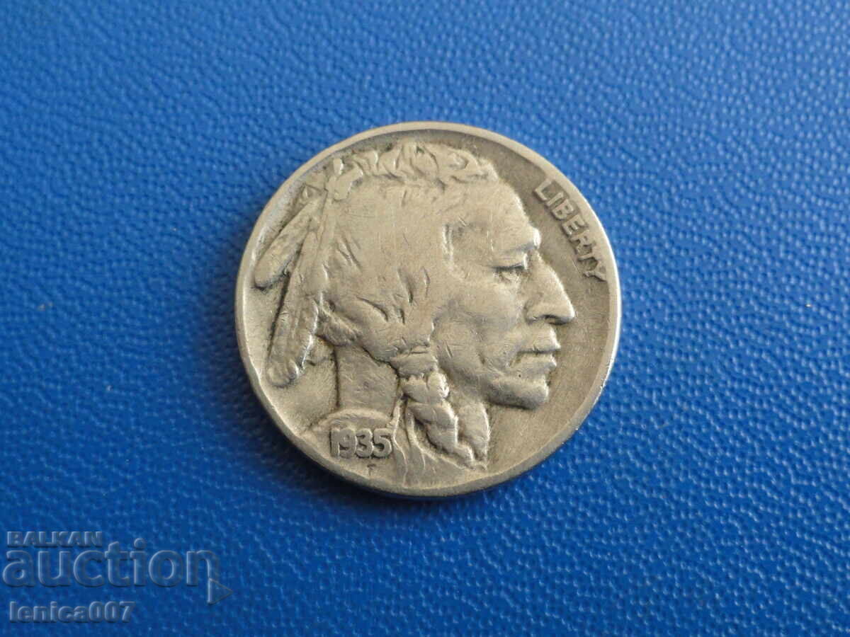 САЩ 1935г. - 5 цента (1) (м)