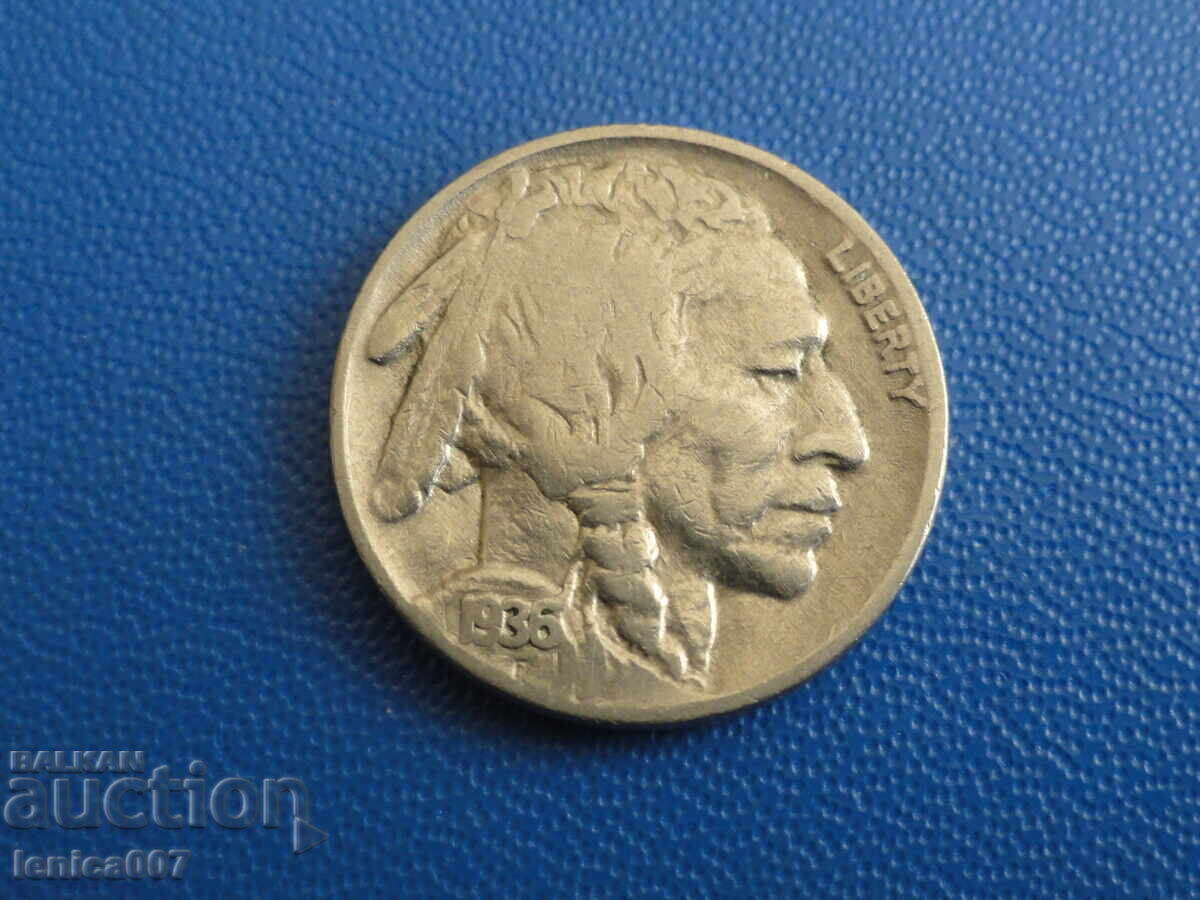 USA 1936 - 5 cents (1) (m) - 5