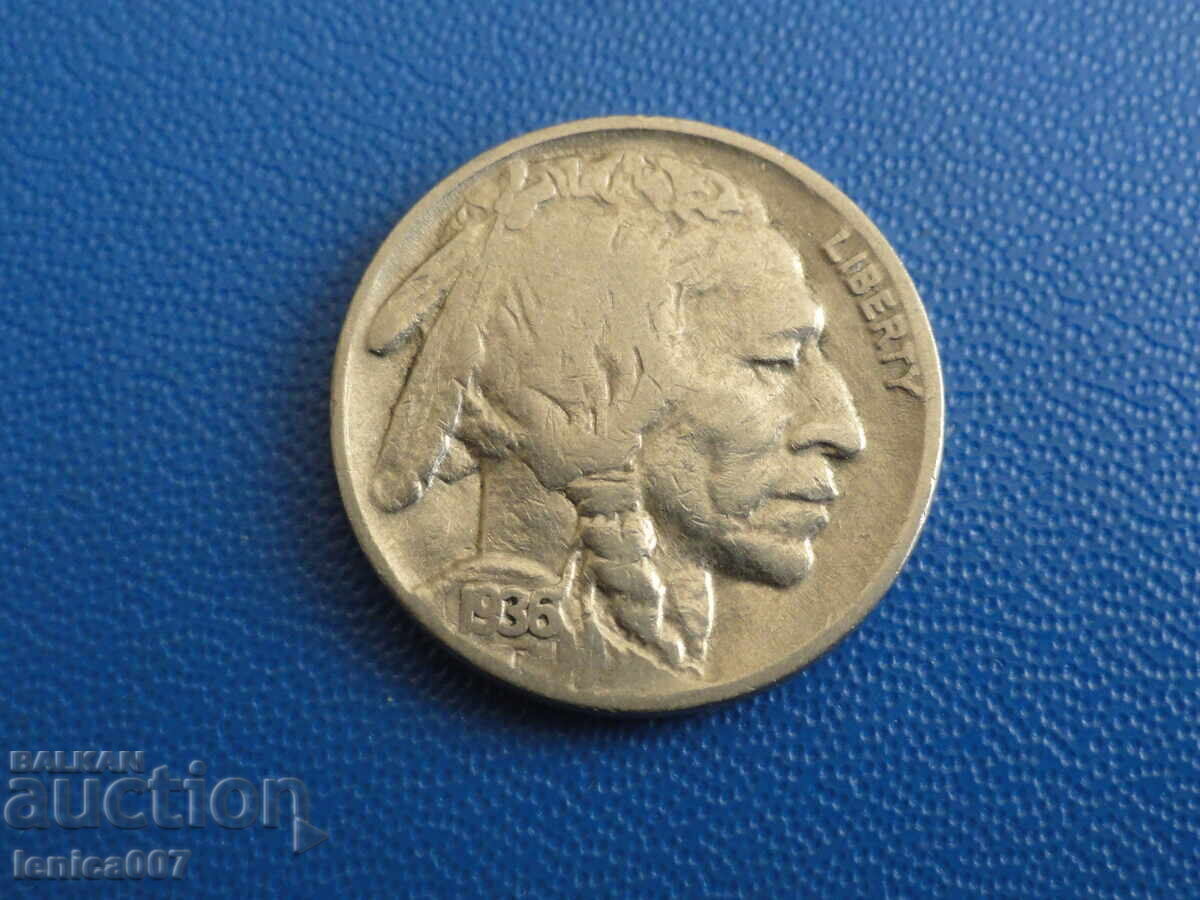 USA 1936 - 5 cents (1) (m)