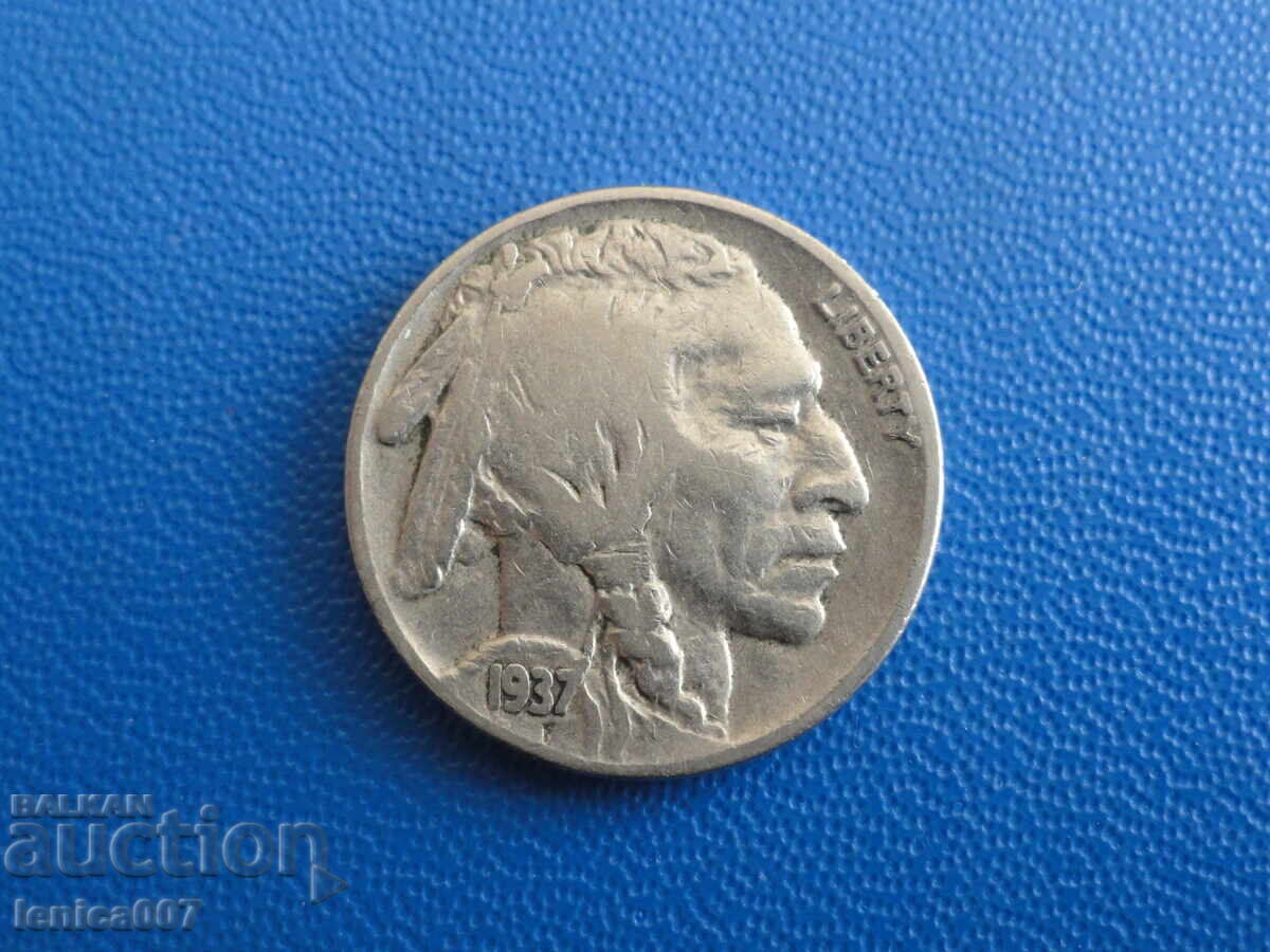 SUA 1937 - 5 cenți (m) - 5