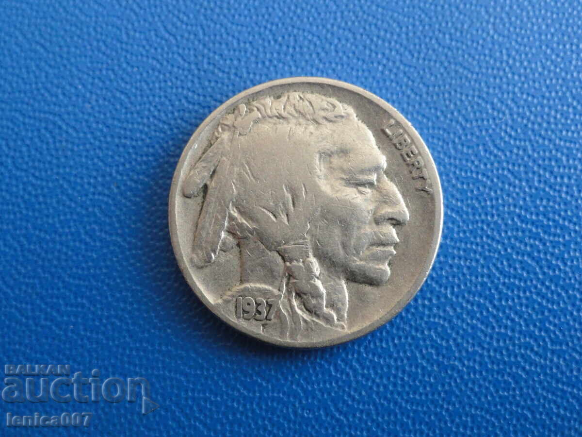 SUA 1937 - 5 cenți (m)