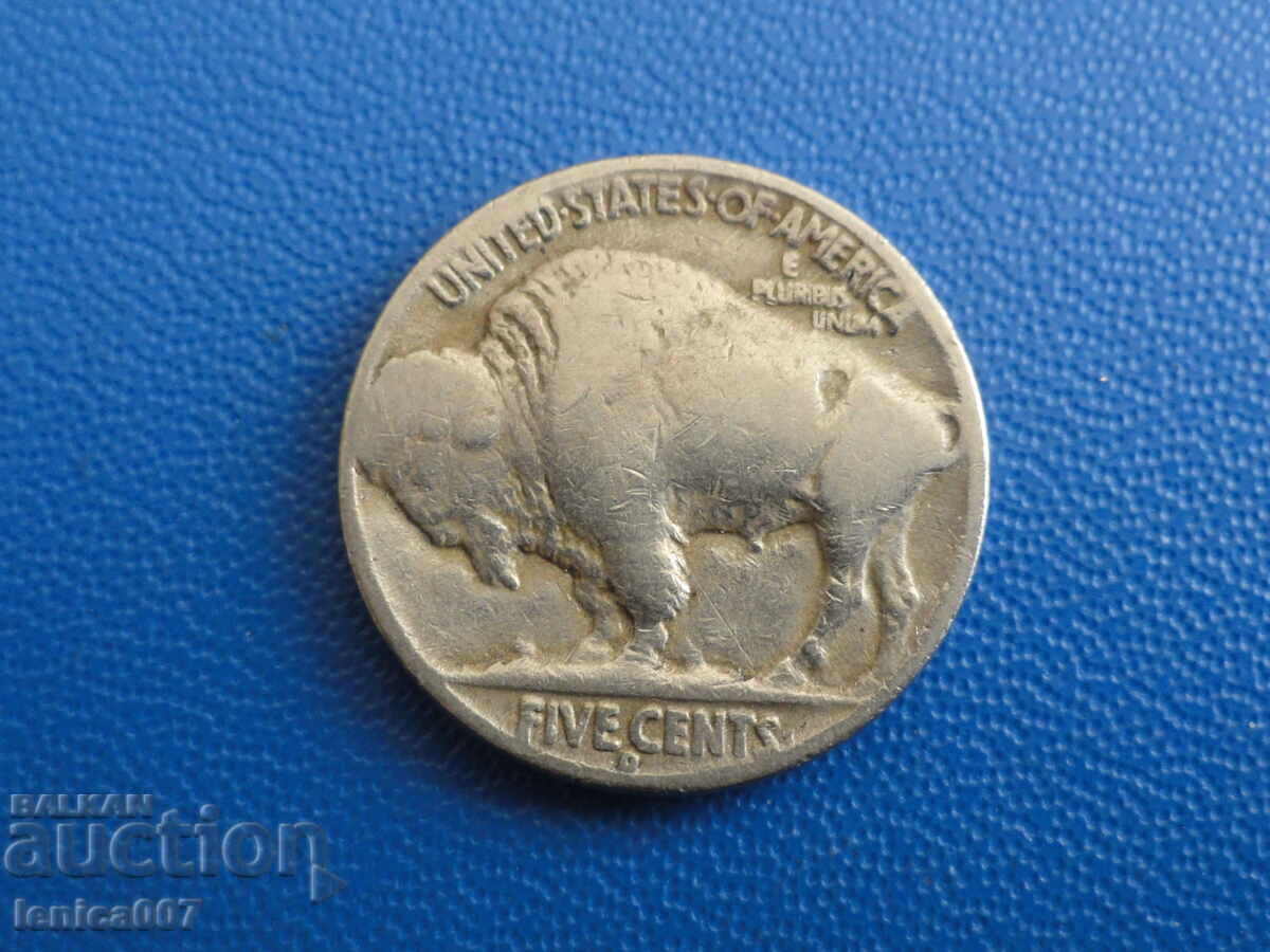 SUA 1937 - 5 cenți (D) (m) - 6