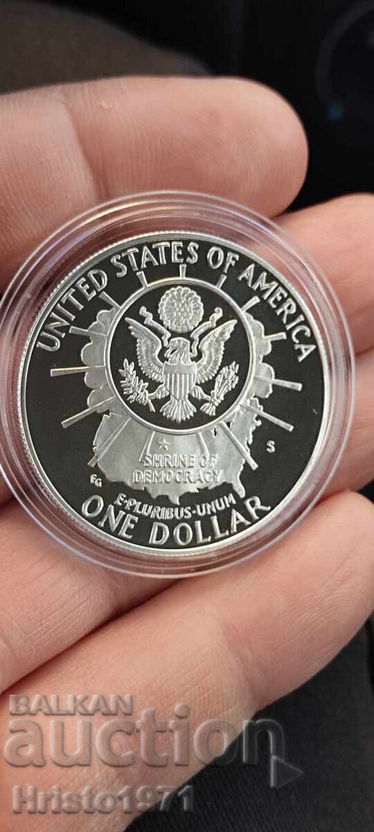 1 dollar 1991 with price 90.00 BGN | € 46.02