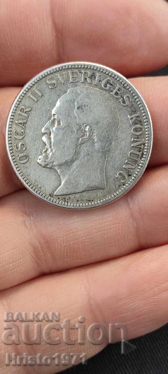 2 Kronor 1907 Sweden