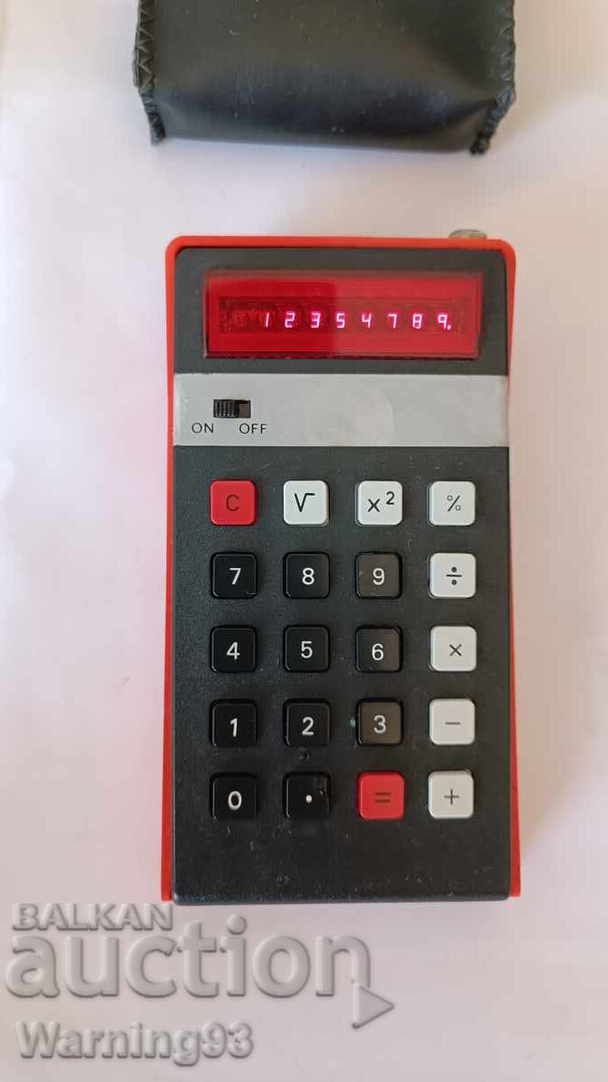 Auction Old Bulgarian Calculator - ELKA 103R - elka 103P - 1980 year Auction Old Bulgarian Calculator - ELKA 103R - elka 103P - 1980 year