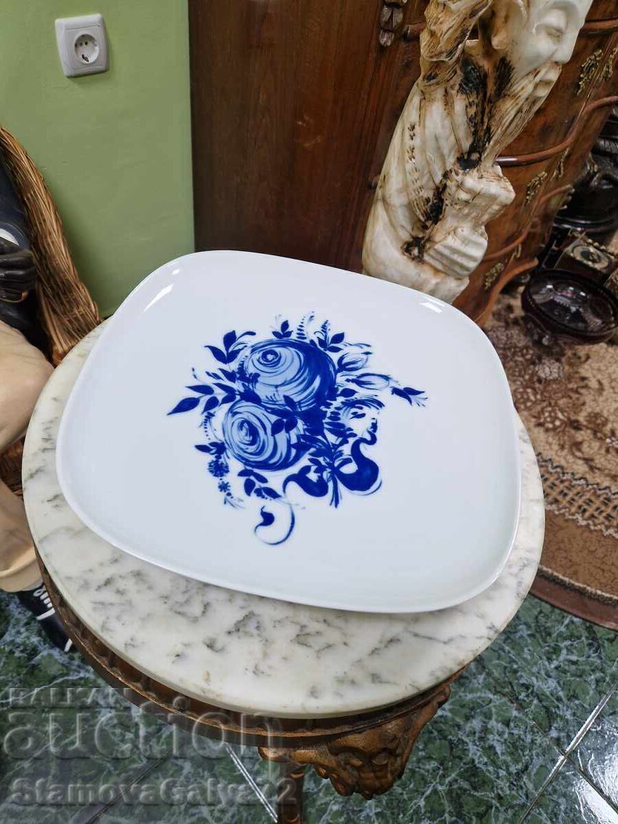 Голяма антикварна порцеланова чиния за стена Rosenthal - 5