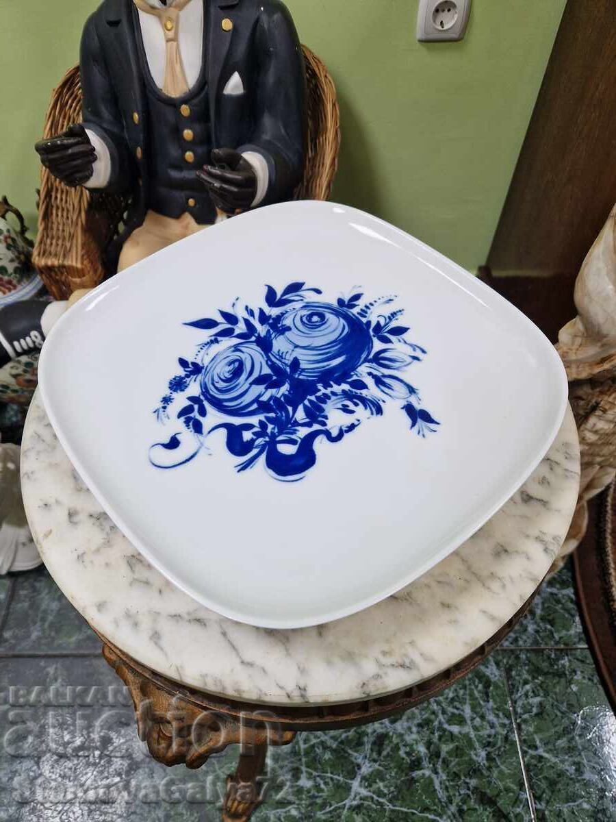 Large Antique Porcelain Wall Plate by Rosenthal