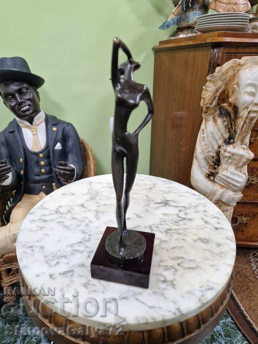 Figurină vintage din bronz, statuetă, plastică cu preț € 101.24 | 198.01 BGN