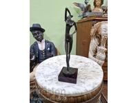 Αντίκα μπρούτζινο ειδώλιο αγαλματίδιο πλαστικό