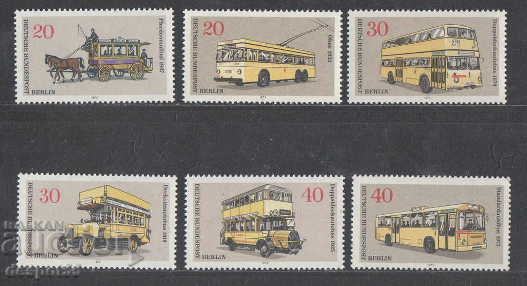 1973. Berlin. Vehicles in Berlin