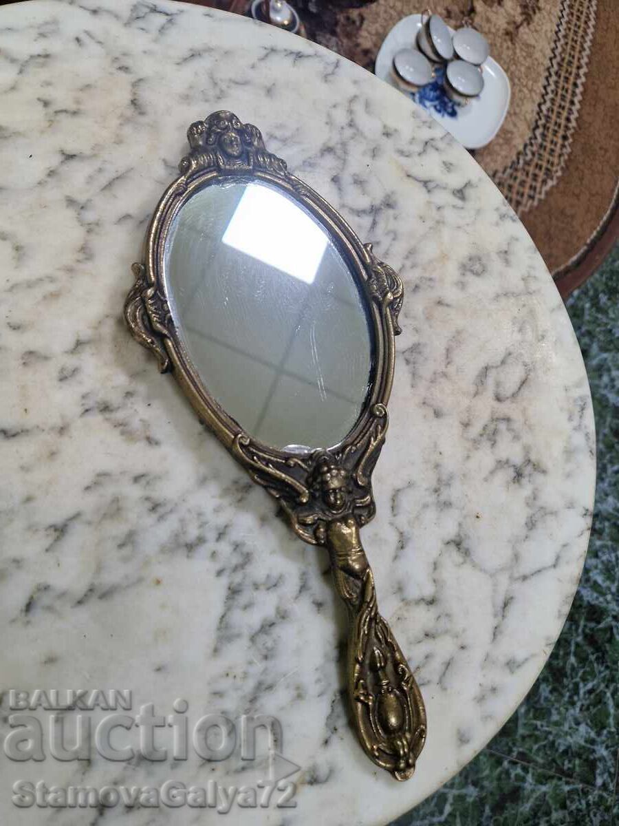 Εξαιρετικό αντίκα μπαρόκ μπρούτζινο καθρέφτης με τιμή € 68.00 | 133.00 BGN