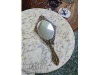 Oglindă barocă antică superbă din bronz