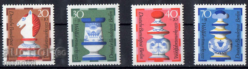 1972. Berlin. Charitable. Chess figures 1972. Berlin. Charitable. Chess figures