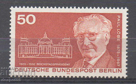 1975. Berlin. Paul Löbe - Președintele Parlamentului