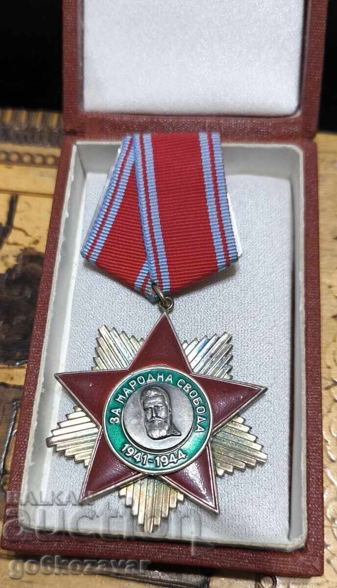 Licitație Ordinul Pentru Libertatea Poporului 1941 - 1944 II clasa. Carnet de ordin