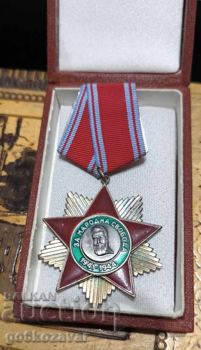 Order For National Freedom 1941 - 1944 II Class. Order Booklet Order For National Freedom 1941 - 1944 II Class. Order Booklet