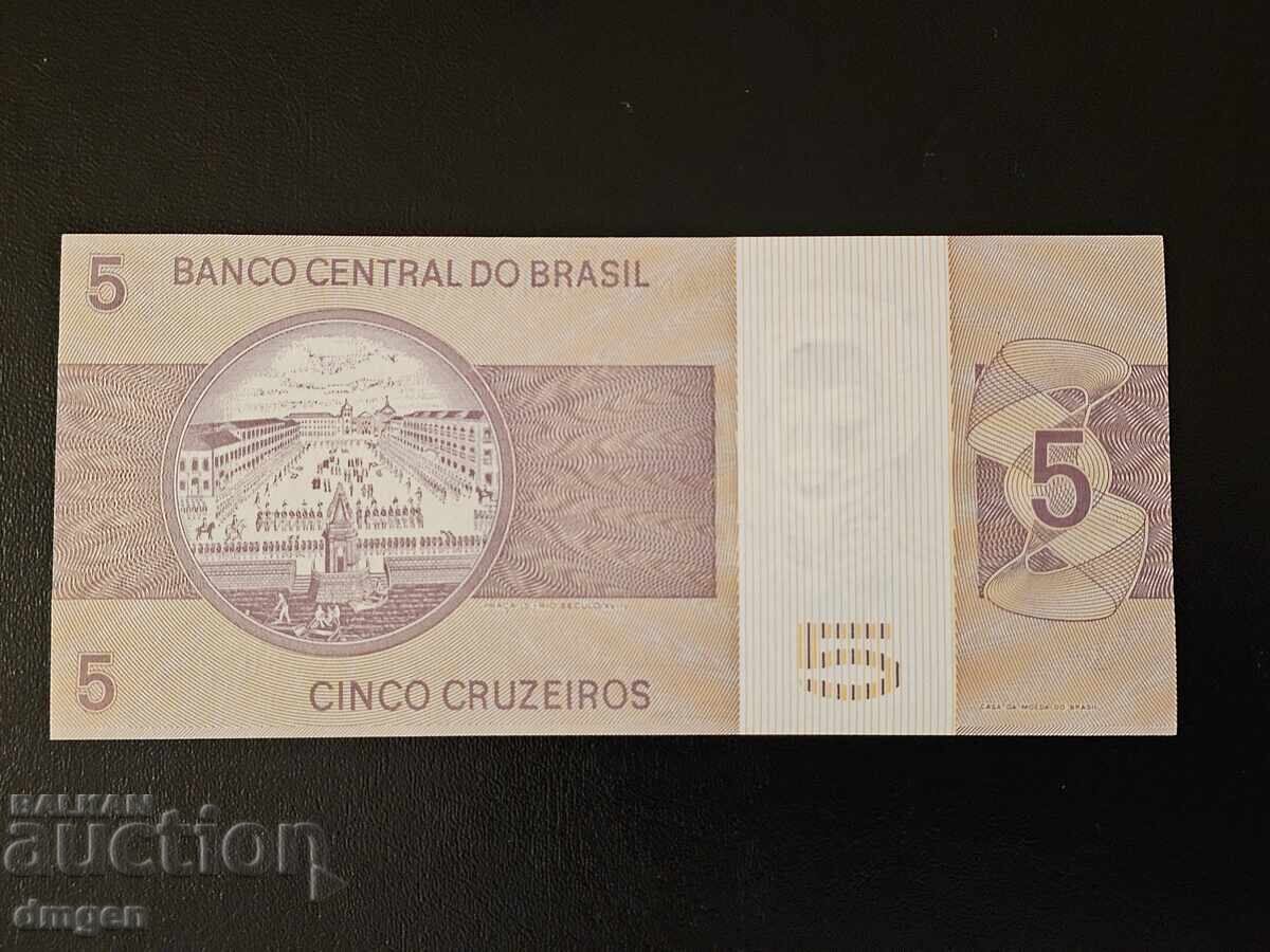 5 cruzeiro Brazil UNC with price 5.00 BGN | € 2.56 5 cruzeiro Brazil UNC with price 5.00 BGN | € 2.56