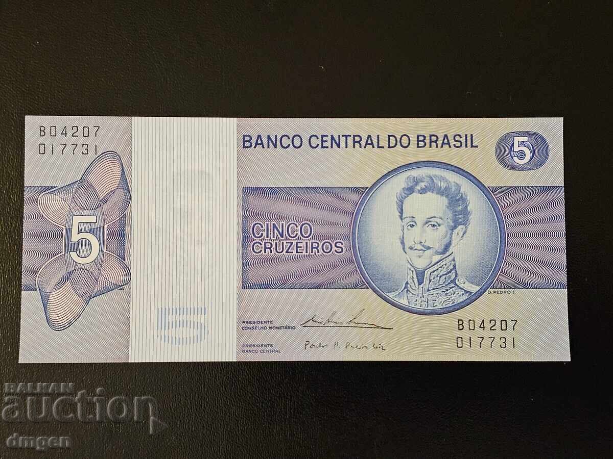 5 cruzeiro Brazil UNC 5 cruzeiro Brazil UNC