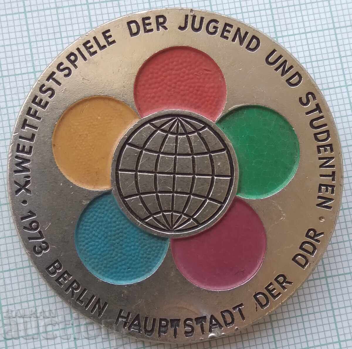 18506 Badge - Festival of Youth and Students Berlin 1973 18506 Badge - Festival of Youth and Students Berlin 1973