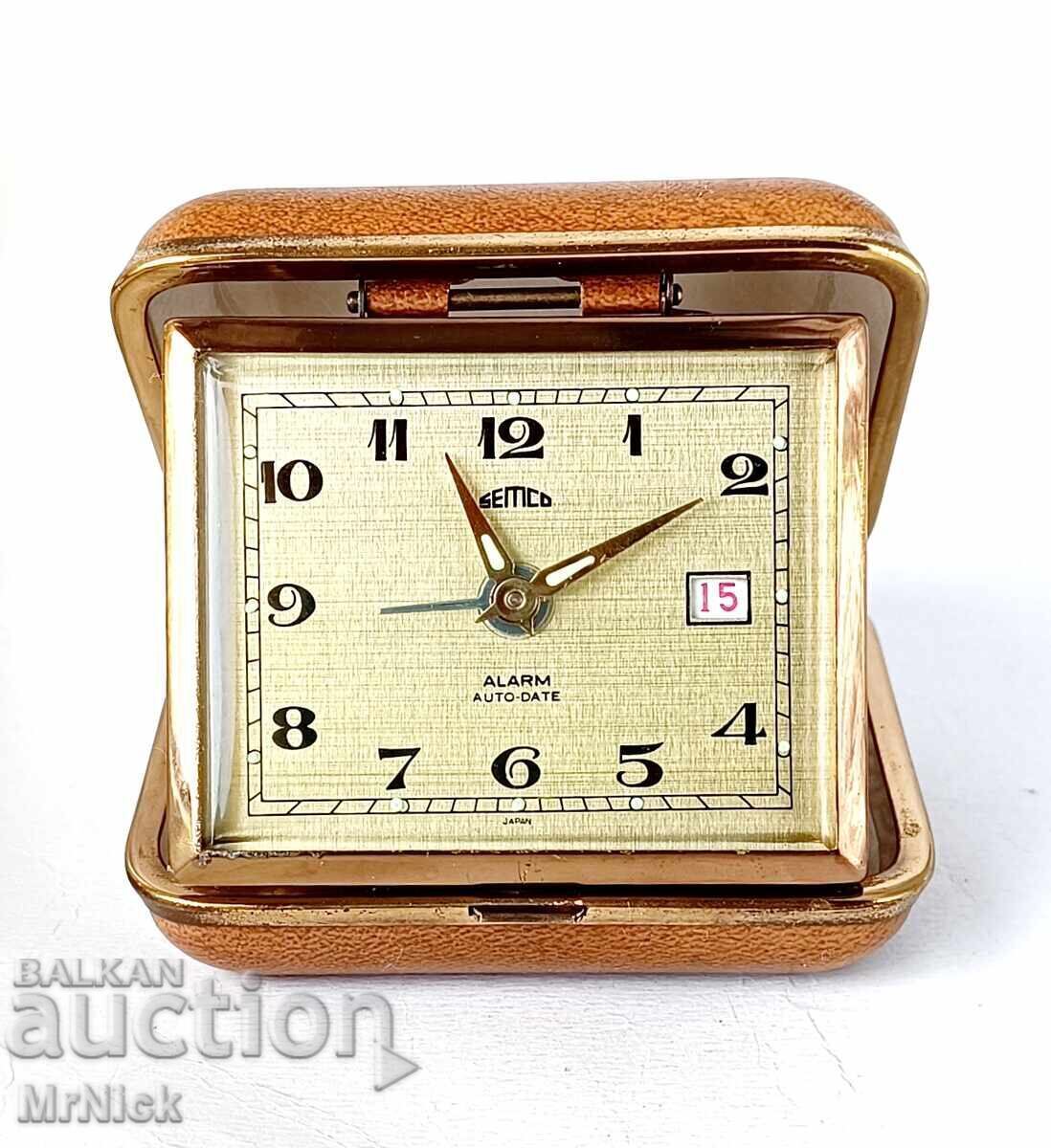 Semco alarm auto-date - Japanese alarm clock, working correctly Semco alarm auto-date - Japanese alarm clock, working correctly