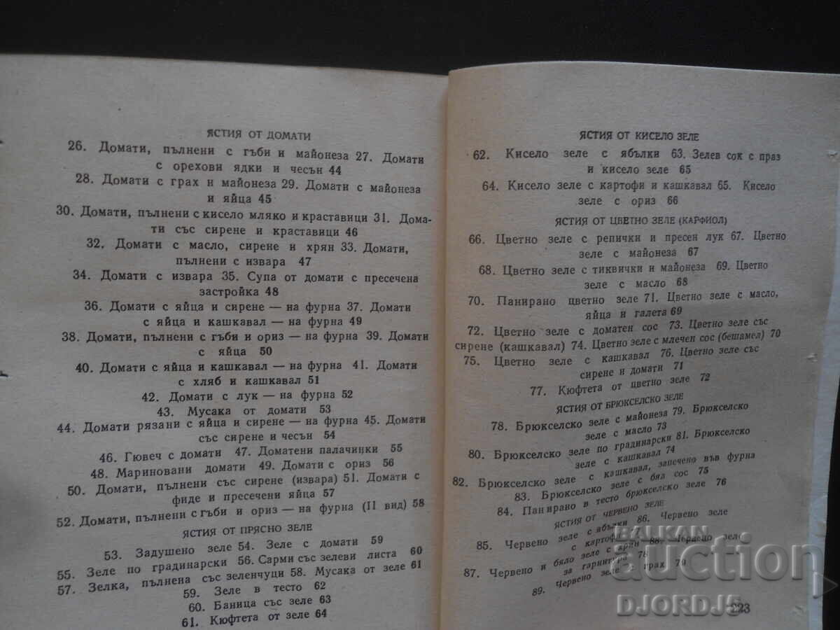 Παράδοση Πιάτα χωρίς κρέας