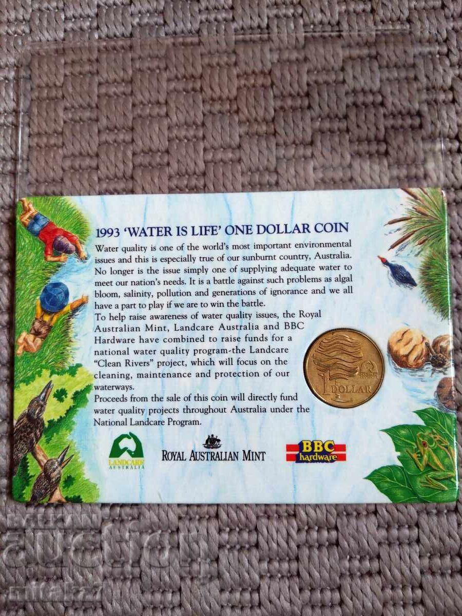 1 dollar 1993, Australia 1 dollar 1993, Australia