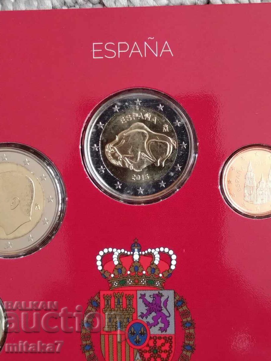 Set of Euro coins Spain, 2015 - 5 Set of Euro coins Spain, 2015 - 5