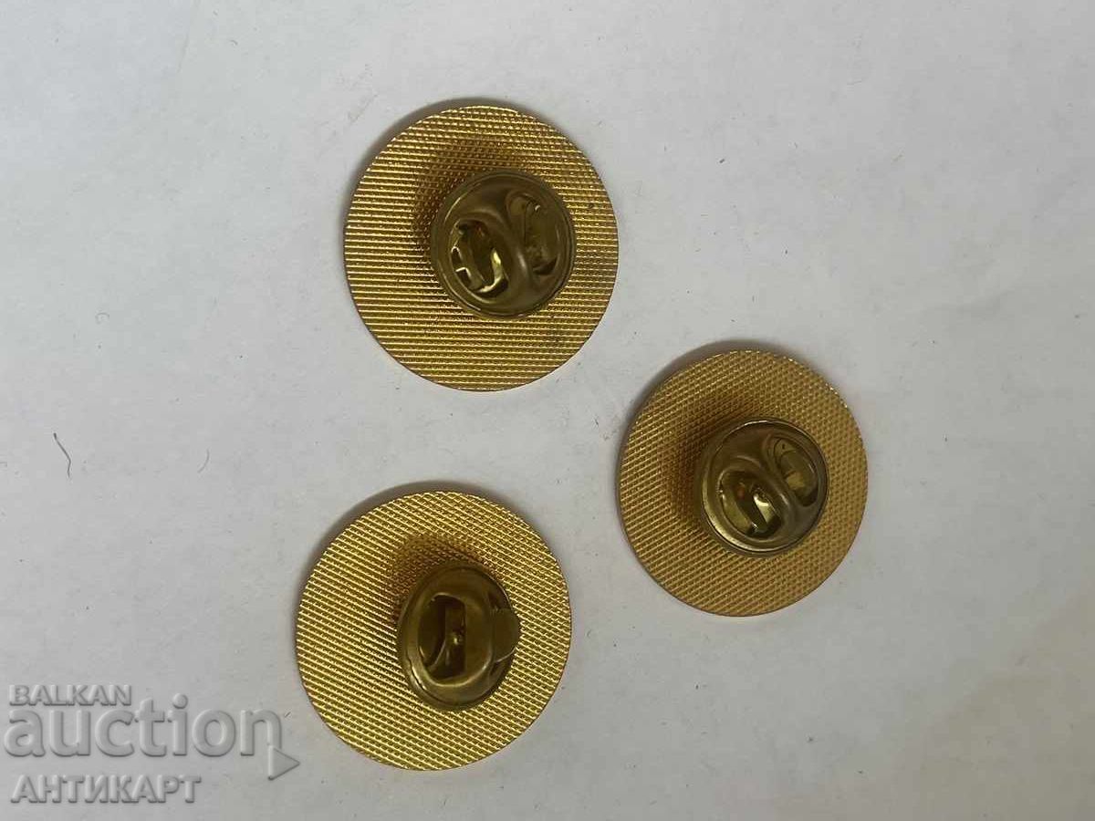 Bulgaria 3 bucăți semne insigne BOC Olimpiada Albertville 1992 cu preț 6.00 BGN | € 3.07