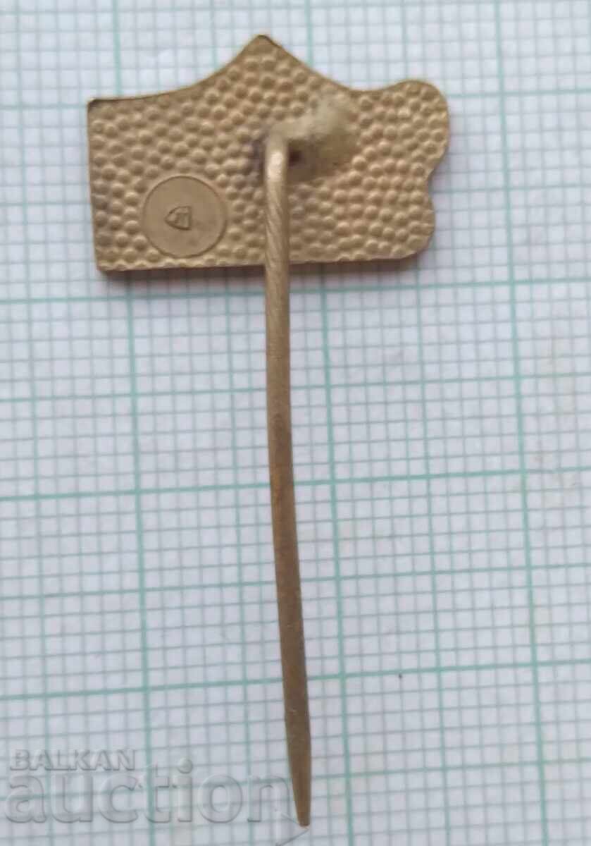 Auction 18509 Badge - Trutnov Town, Czech Republic - Bronze Enamel Auction 18509 Badge - Trutnov Town, Czech Republic - Bronze Enamel