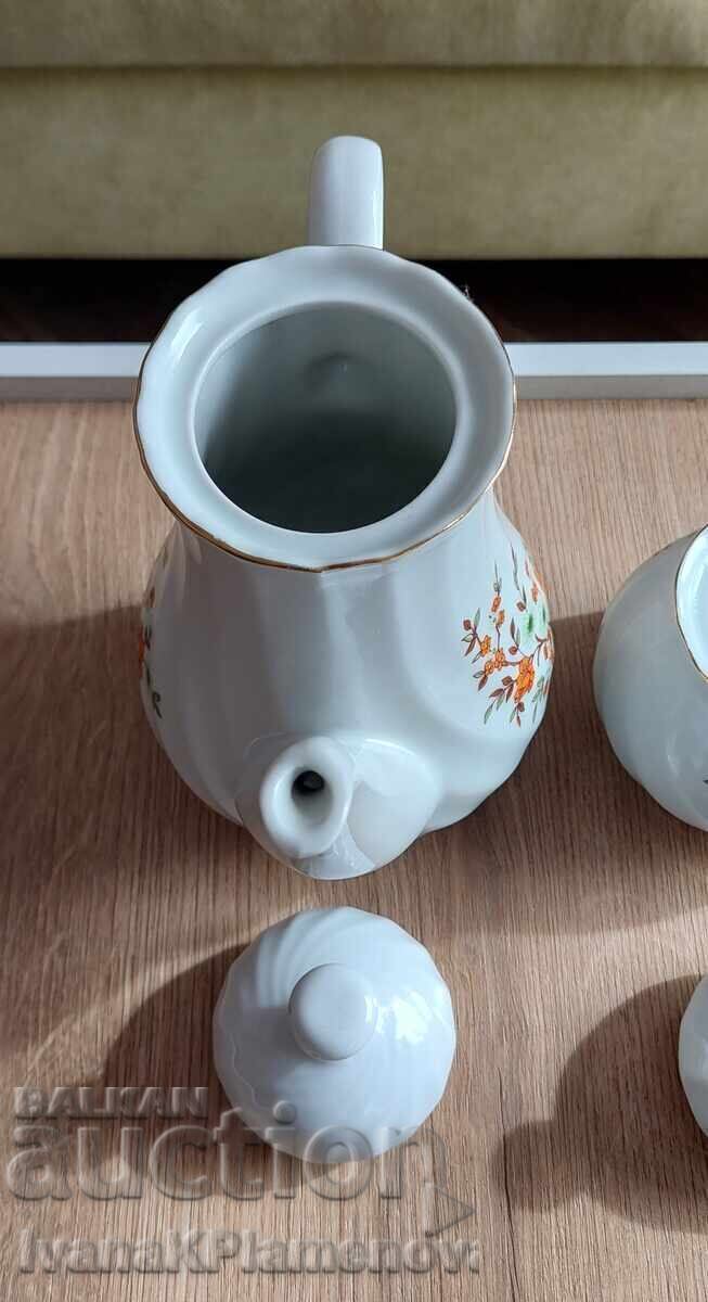 Bulgarian porcelain jug and sugar bowl for collectors, excellent - 5 Bulgarian porcelain jug and sugar bowl for collectors, excellent - 5