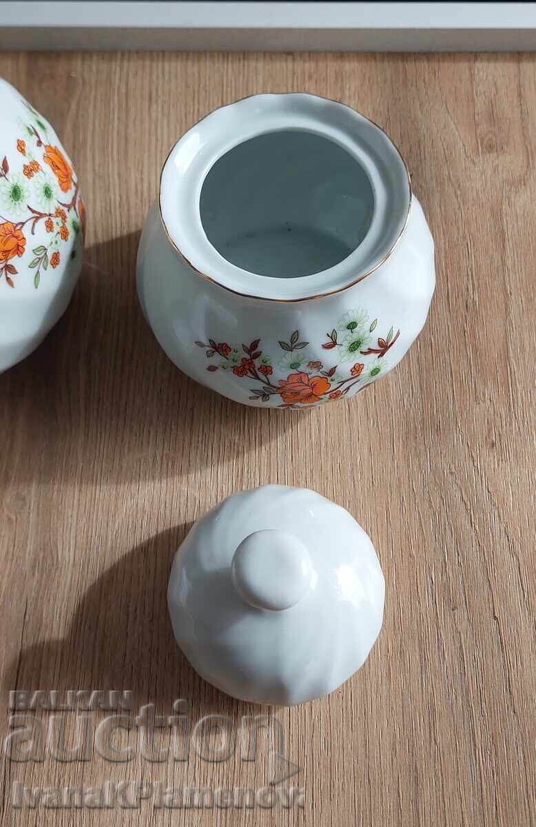 Bulgarian porcelain jug and sugar bowl for collectors, excellent - 6 Bulgarian porcelain jug and sugar bowl for collectors, excellent - 6