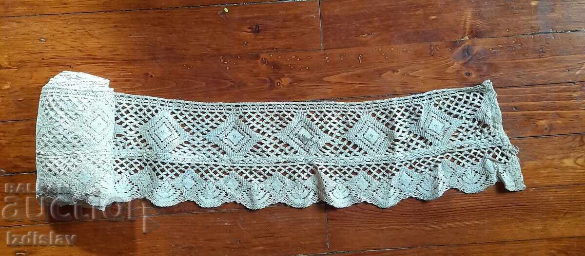Old hand-knitted lace Old hand-knitted lace