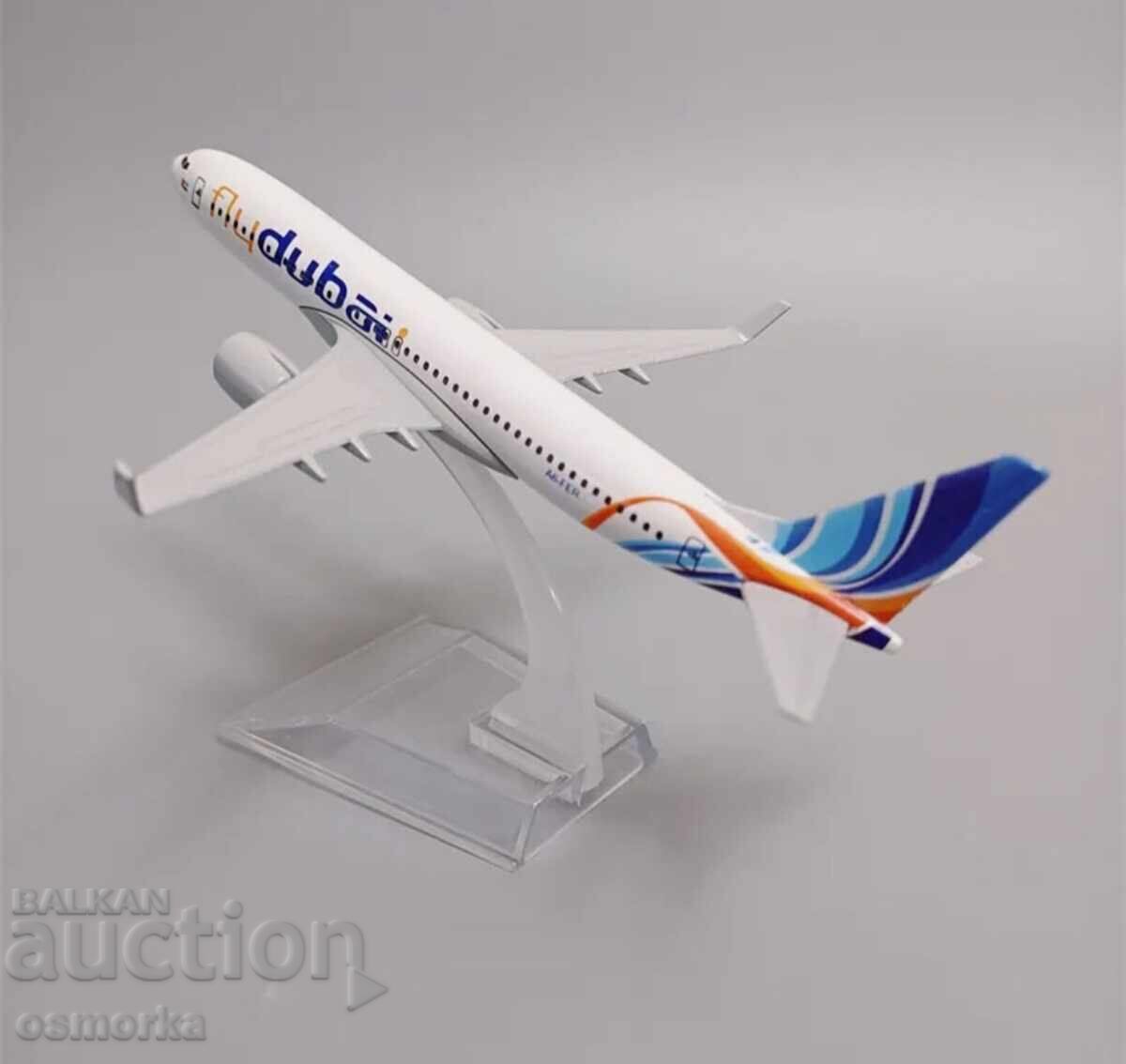 Delivery of Boeing 737 airplane Fly Dubai model model metal airliner flight