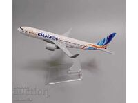 Αεροπλάνο Boeing 737 Fly Dubai μοντέλο μεταλλικό αεροπλάνο πτήσης