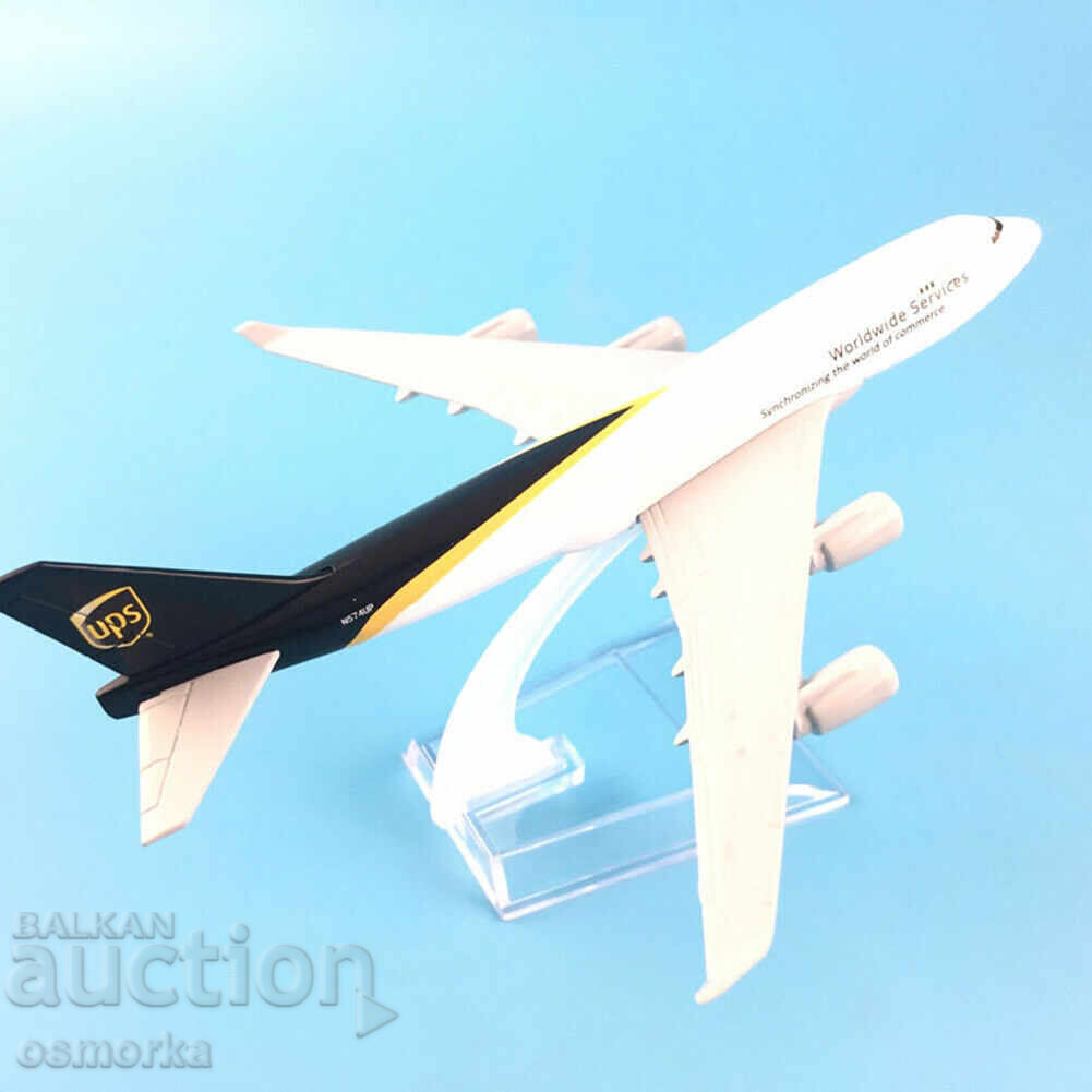 Delivery of Boeing 747 UPS Airplane Model Metal Liner Transport Delivery of Boeing 747 UPS Airplane Model Metal Liner Transport