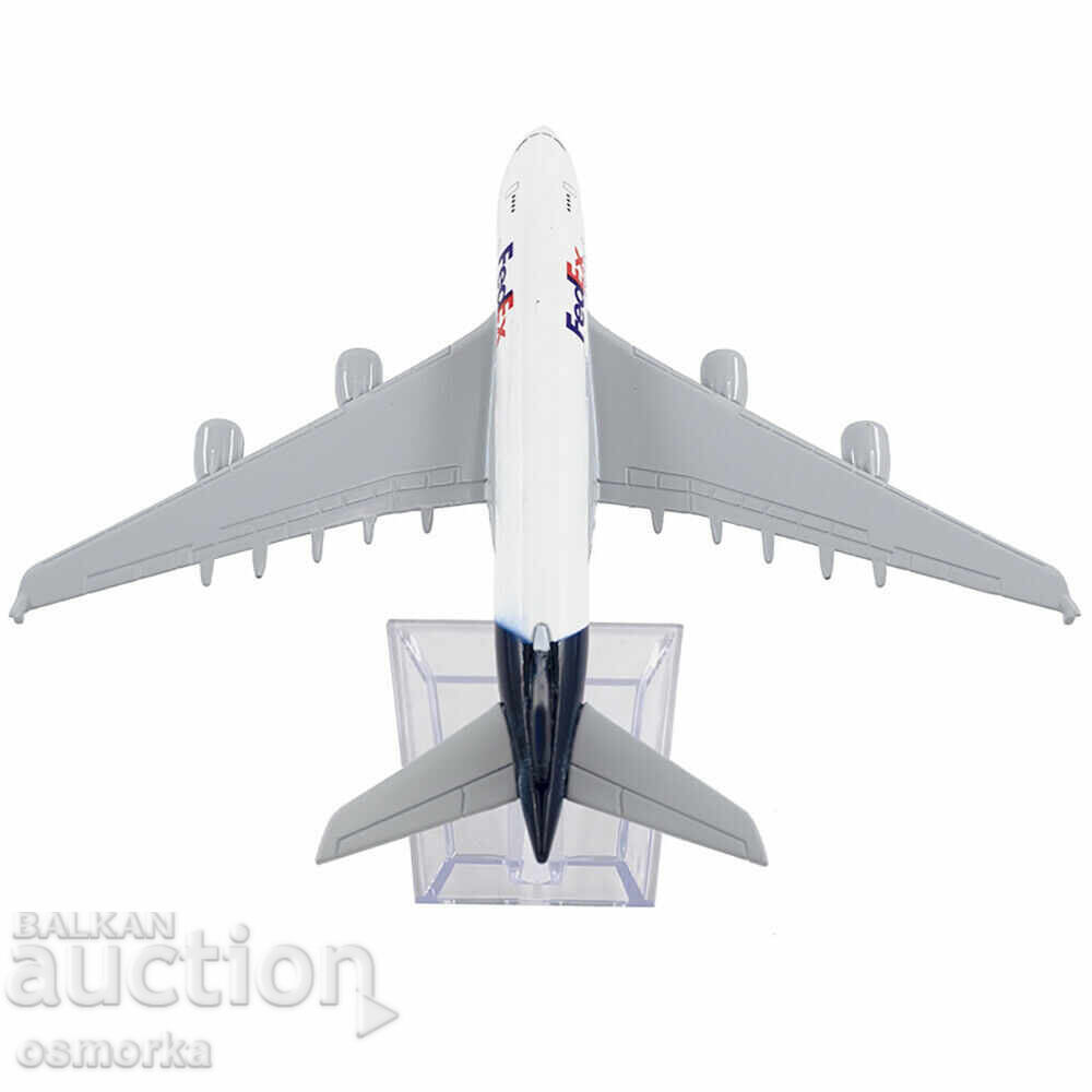 Auction  Airbus 380 airplane model model FedEx metal A380 courier tov