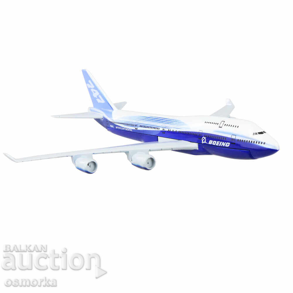 Boeing 747 airplane model, metal liner passenger - 5