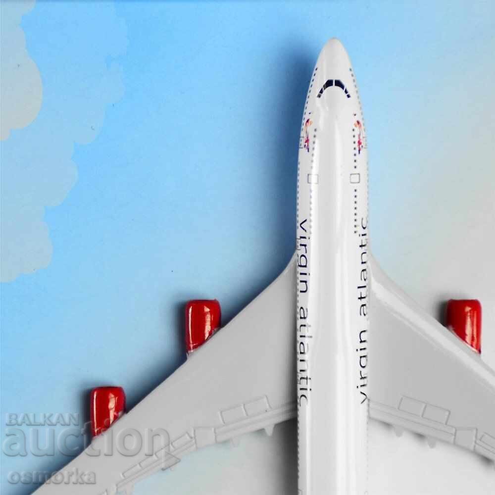 Μποΐνγκ 747 αεροπλάνο μοντέλο μακέτα Virgin Atlantic μεταλλικό μαύρο - 5 Μποΐνγκ 747 αεροπλάνο μοντέλο μακέτα Virgin Atlantic μεταλλικό μαύρο - 5