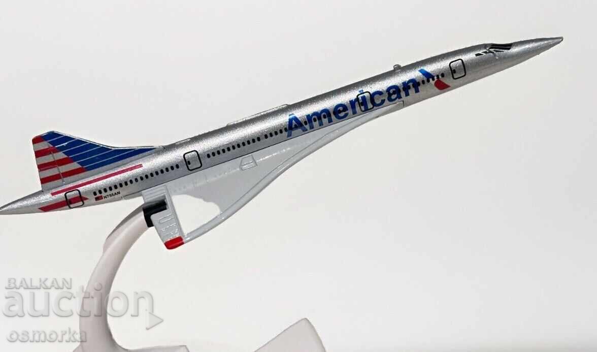Livrarea Model de avion Concorde, machetă metalică, American, zbor pe cer, clasa Livrarea Model de avion Concorde, machetă metalică, American, zbor pe cer, clasa