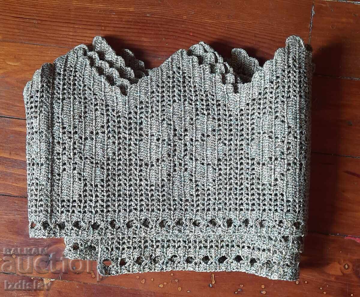 Auction  Handmade knit, for a folk costume or for a bedspread