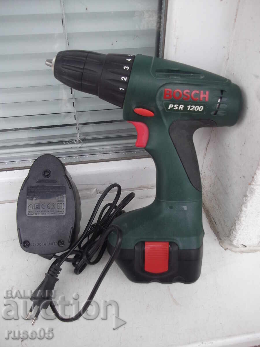 Δραπανοκατσάβιδο "BOSCH - PSR 1200" σε λειτουργία με τιμή 50.00 BGN | € 25.56 Δραπανοκατσάβιδο "BOSCH - PSR 1200" σε λειτουργία με τιμή 50.00 BGN | € 25.56