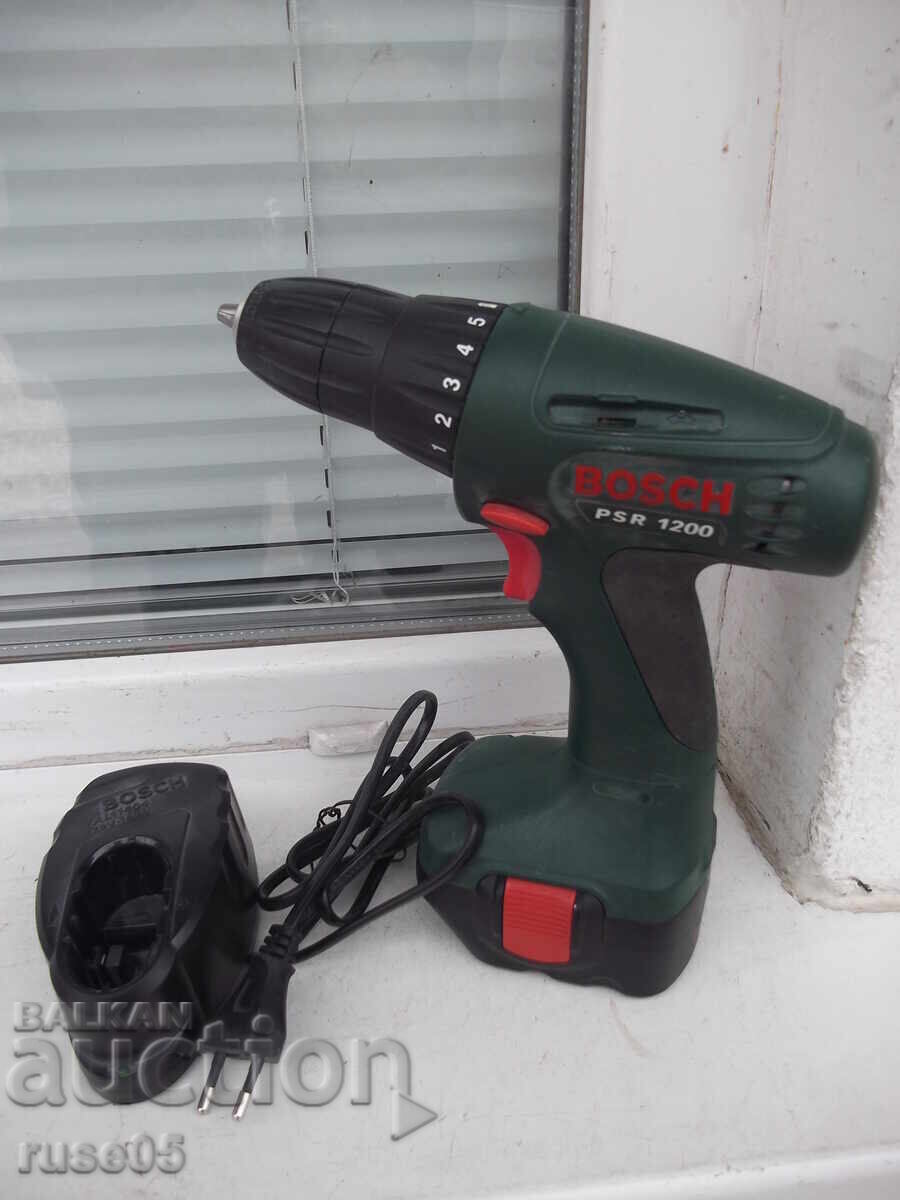 Δραπανοκατσάβιδο "BOSCH - PSR 1200" σε λειτουργία Δραπανοκατσάβιδο "BOSCH - PSR 1200" σε λειτουργία