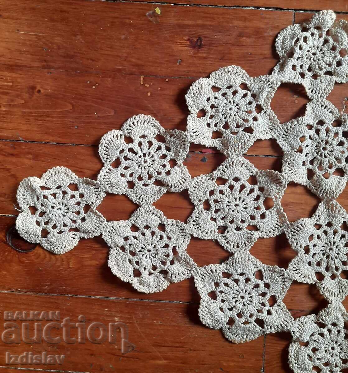 Hand-crocheted doily with price 25.00 BGN | € 12.78 Hand-crocheted doily with price 25.00 BGN | € 12.78
