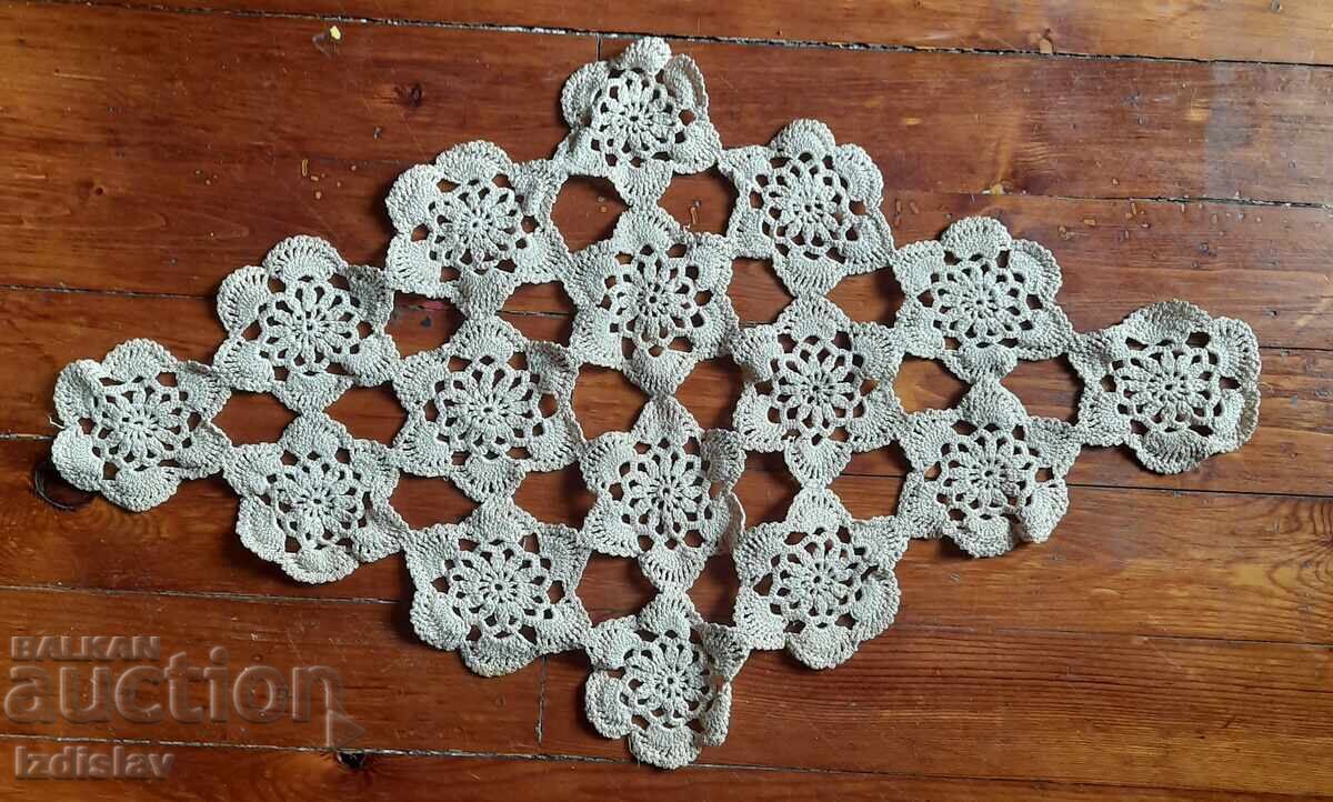 Hand-crocheted doily Hand-crocheted doily