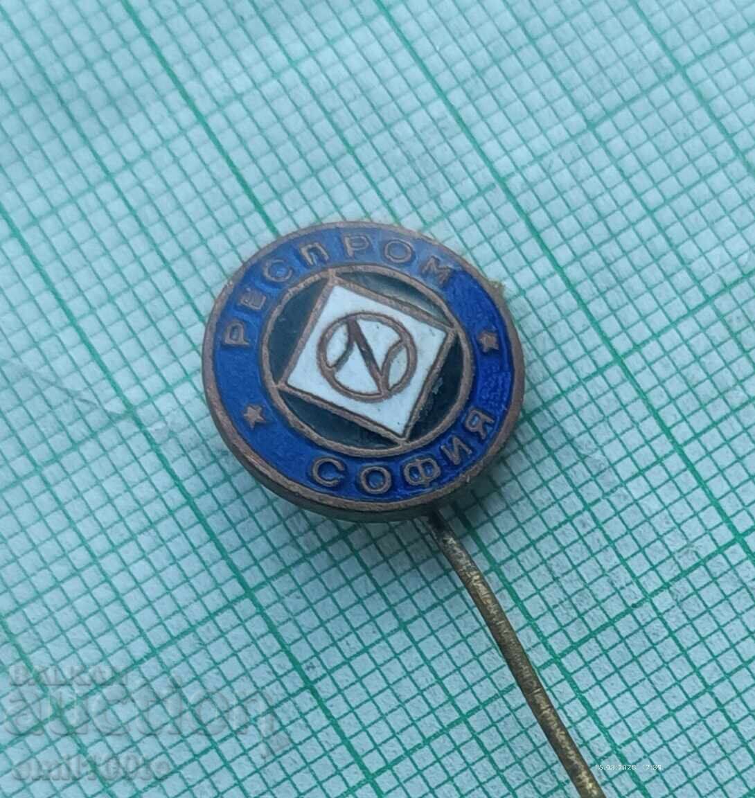 Значка- Респром София с цена 2.00 лв. | € 1.02